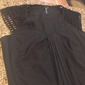 Milano black blouse large